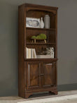 Hartshill Burnished Oak Bookcase with Cabinet - 881286 - Bien Home Furniture & Electronics