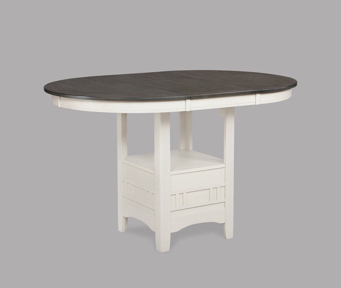 Hartwell Chalk Gray Counter Height Set - SET | 2795CG-T-4260 | 2795CG-S-24(2) - Bien Home Furniture &amp; Electronics