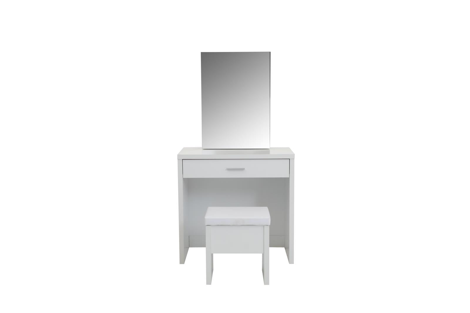 Harvey 2-Piece Vanity Set with Lift-Top Stool White - 300290 - Bien Home Furniture &amp; Electronics