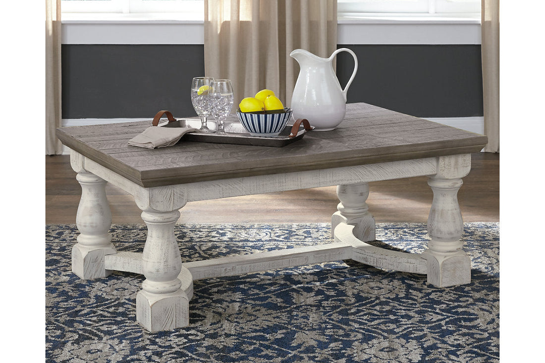 Havalance Gray/White Coffee Table - T814-1 - Bien Home Furniture &amp; Electronics