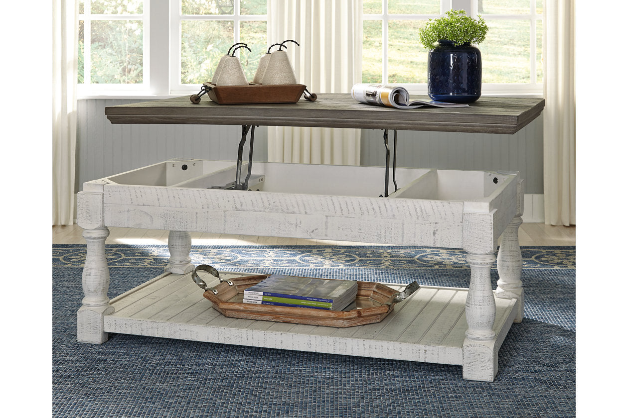 Havalance Gray/White Lift-Top Coffee Table - T814-9 - Bien Home Furniture &amp; Electronics