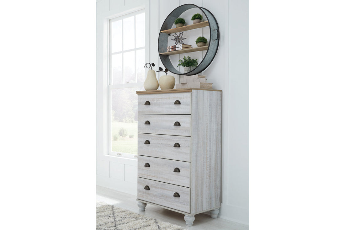 Haven Bay Two-tone Chest of Drawers - B1512-245 - Bien Home Furniture &amp; Electronics
