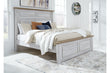 Haven Bay Two-tone King Panel Bed - SET | B1512-56 | B1512-58 | B1512-99 | B1512-61 - Bien Home Furniture & Electronics