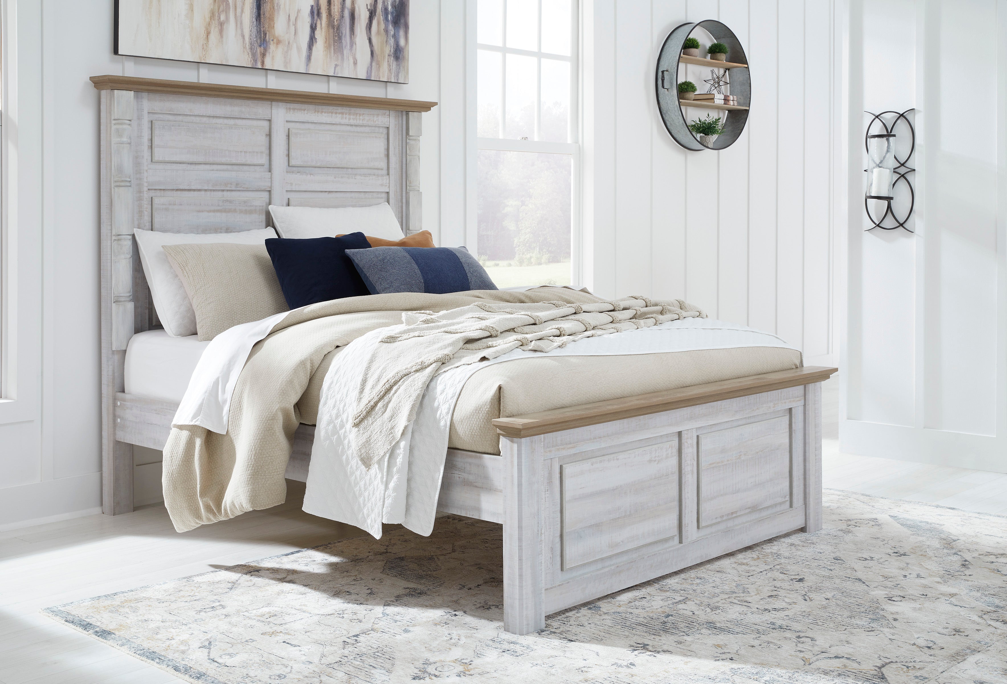 Haven Bay Two-tone Panel Bedroom Set - SET | B1512-56 | B1512-58 | B1512-99 | B1512-61 | B1512-231 | B1512-36 | B1512-92 | B1512-245 - Bien Home Furniture &amp; Electronics