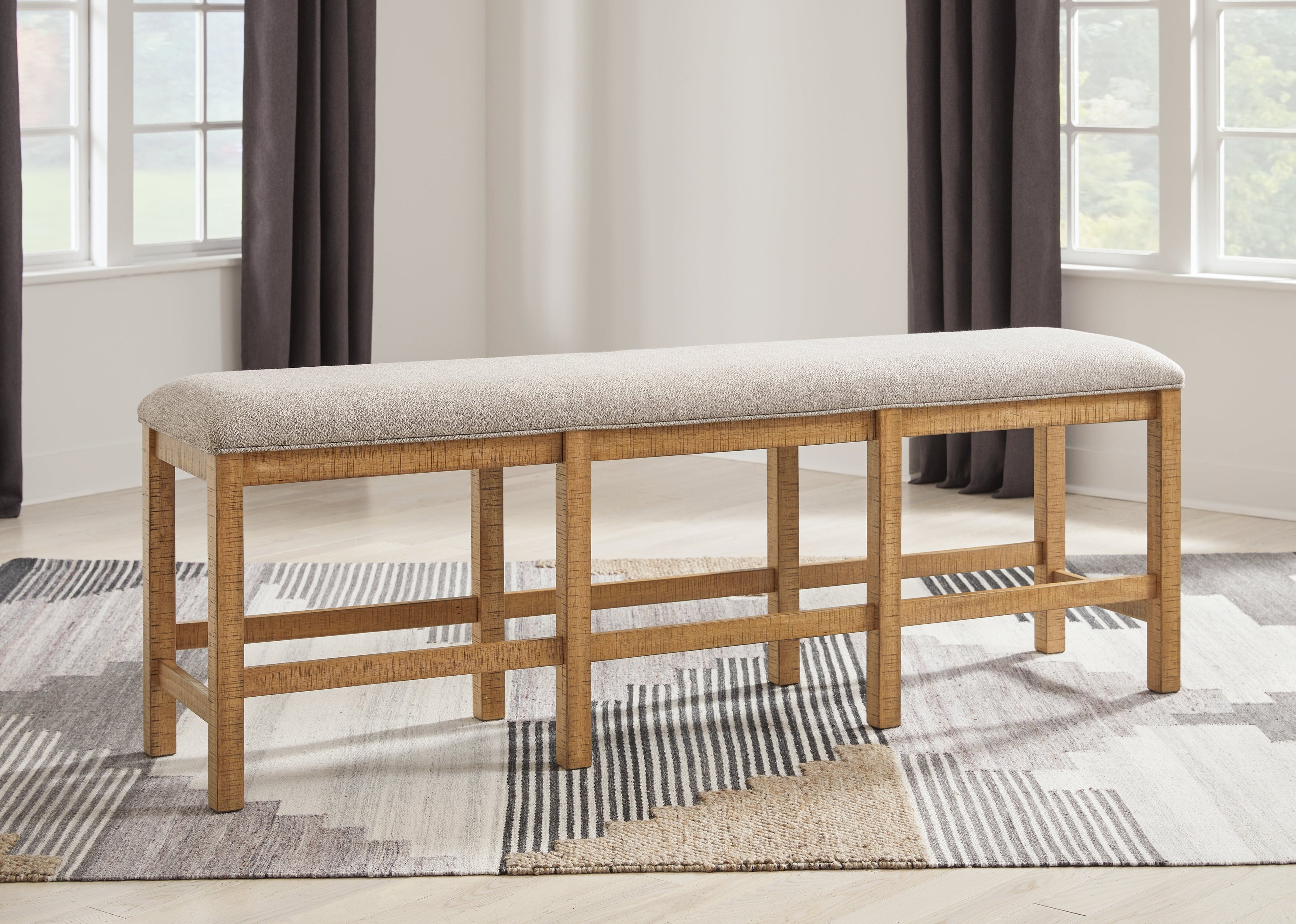 Havonplane Brown 72" Counter Height Dining Bench - D773-09 - Bien Home Furniture &amp; Electronics