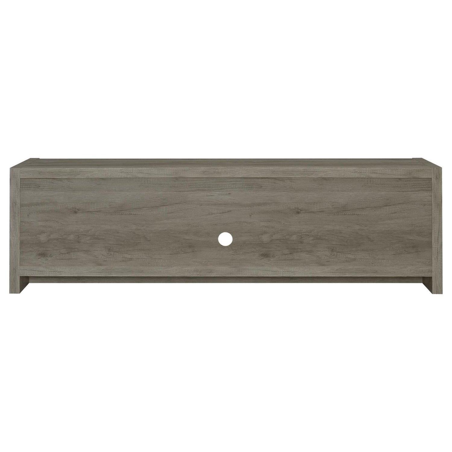 Hays 2-Door TV Console Gray Driftwood - 701025 - Bien Home Furniture &amp; Electronics