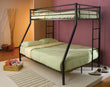 Hayward Black Twin over Full Bunk Bed - 460062B - Bien Home Furniture & Electronics