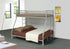 Hayward Silver Twin over Full Bunk Bed - 460062 - Bien Home Furniture & Electronics