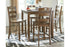 Hazelteen Medium Brown 5-Piece Counter Height Set - D419-223 - Bien Home Furniture & Electronics