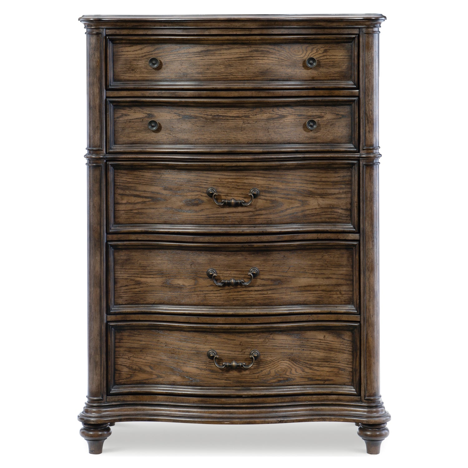 Heath Court Brown Oak Chest - 1682-9 - Bien Home Furniture &amp; Electronics