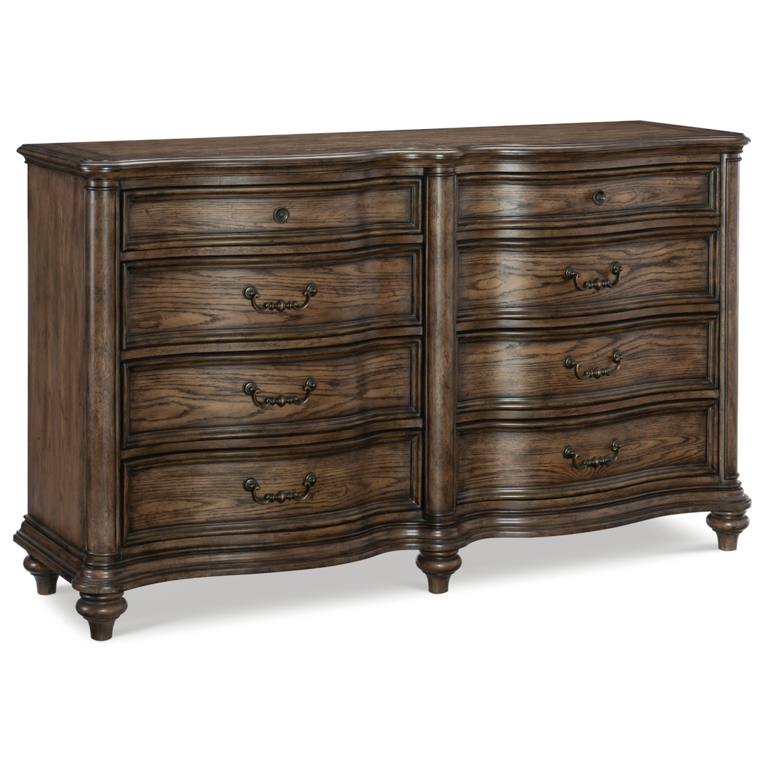 Heath Court Brown Oak Dresser - 1682-5 - Bien Home Furniture &amp; Electronics