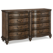 Heath Court Brown Oak Dresser - 1682-5 - Bien Home Furniture & Electronics