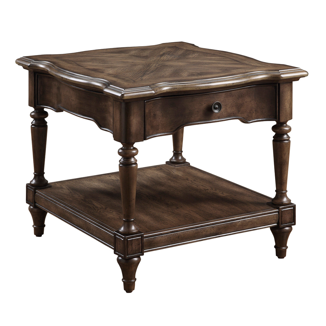 Heath Court Brown Oak End Table - 1682-04 - Bien Home Furniture &amp; Electronics