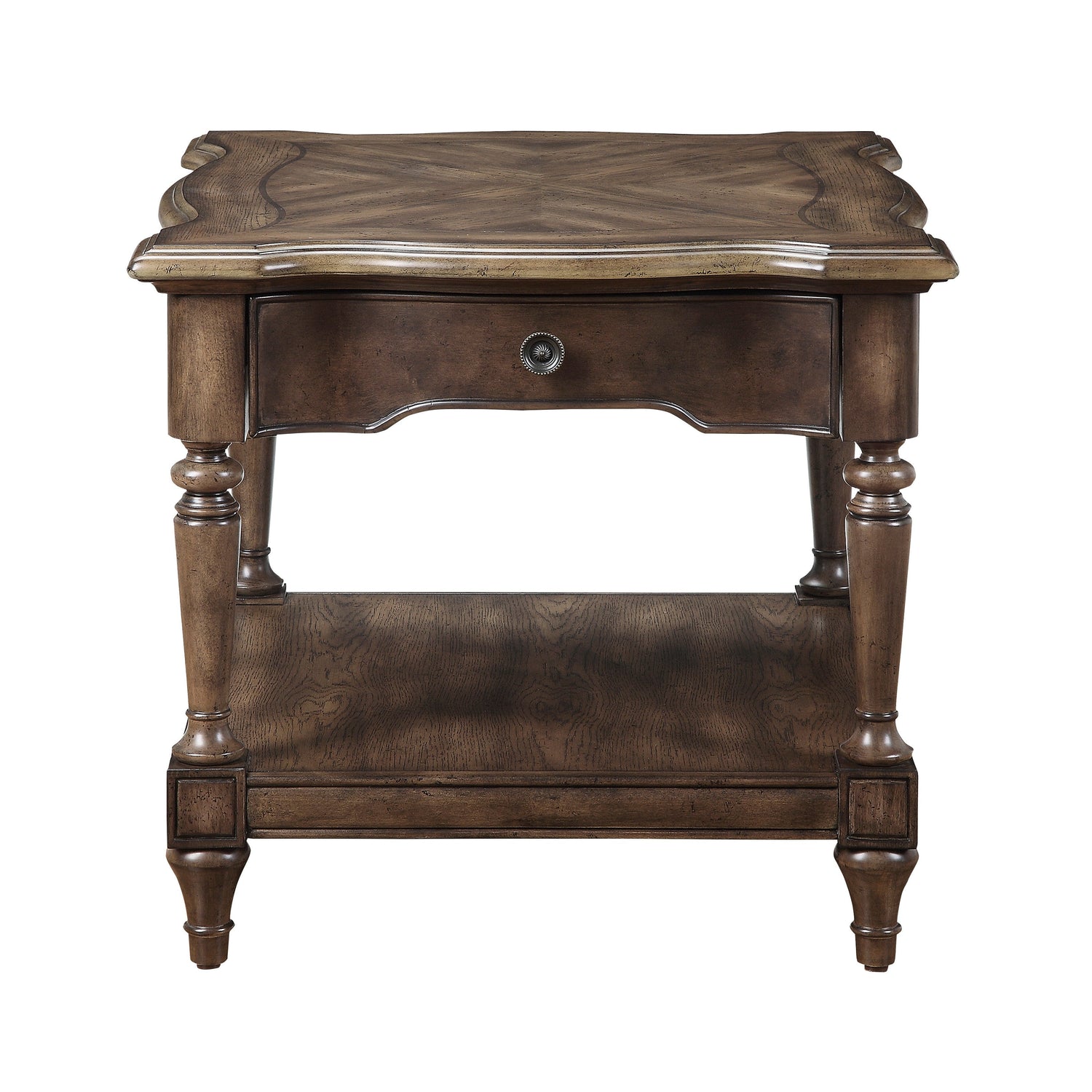 Heath Court Brown Oak End Table - 1682-04 - Bien Home Furniture &amp; Electronics