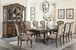 Heath Court Brown Oak Extendable Dining Set - SET | 1682-108 | 1682-108B | 1682A | 1682S(4) - Bien Home Furniture & Electronics