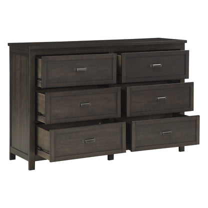 Hebron Dark Cherry Dresser - 1923-5 - Bien Home Furniture &amp; Electronics