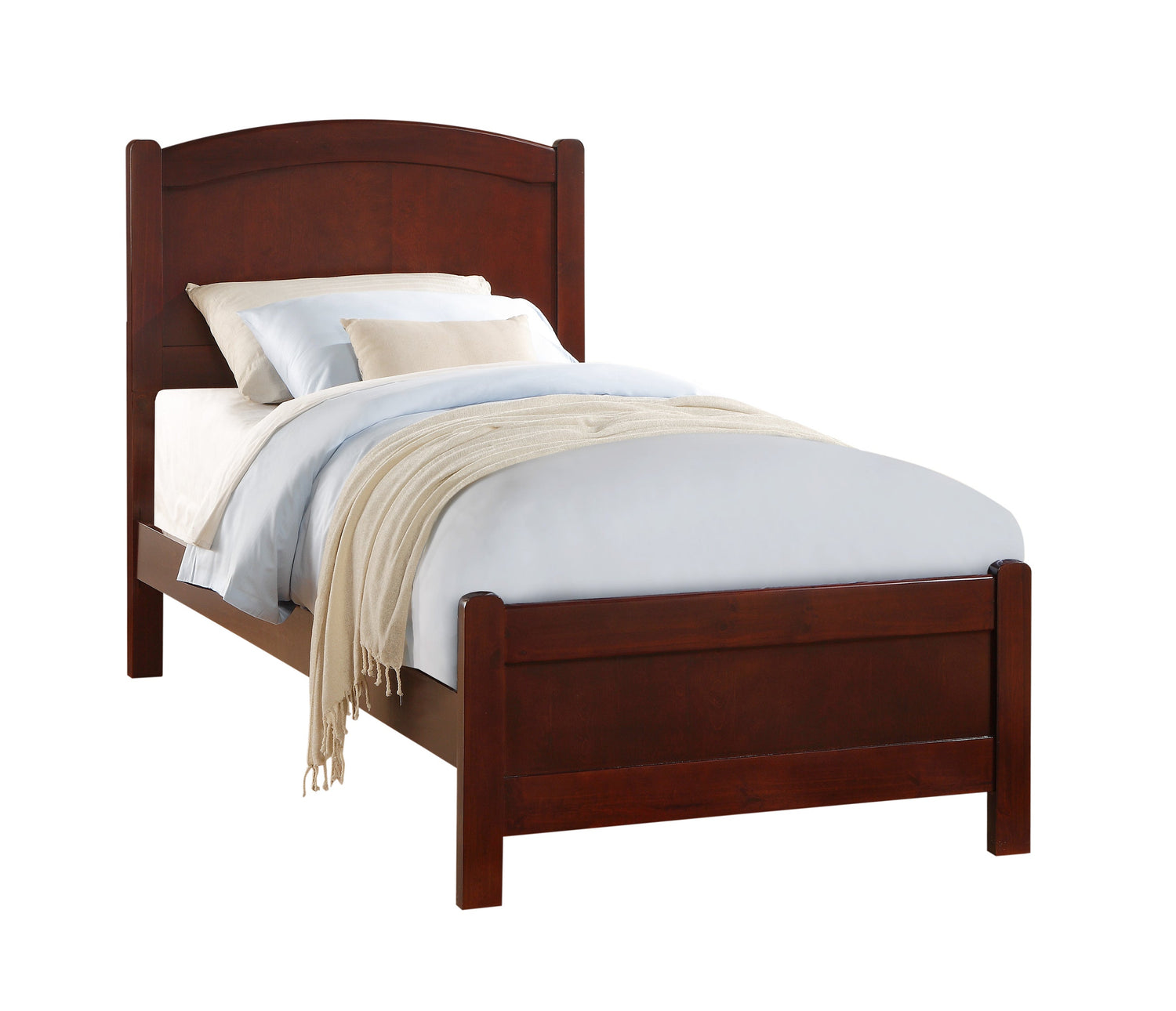 Helene Cherry Panel Youth Bedroom Set - SET | 5006-T-HBFB-CH | 5006-T-RAIL-CH | B3850-2 | B3850-4 - Bien Home Furniture &amp; Electronics