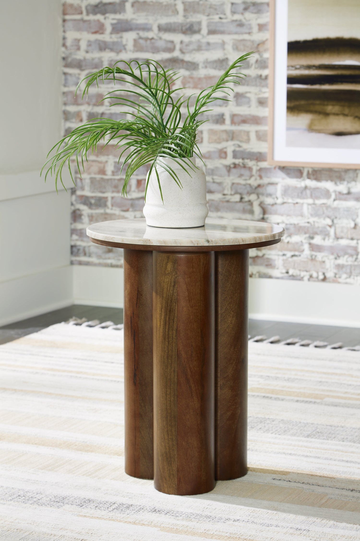 Henfield Beige/Brown Accent Table - A4000623 - Bien Home Furniture &amp; Electronics