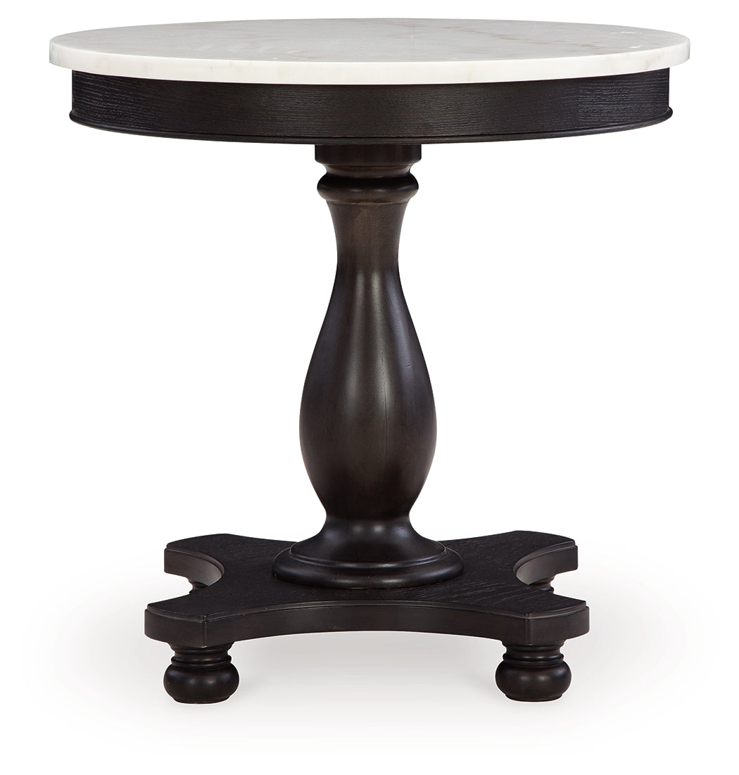 Henridge Black/White Accent Table - A4000565 - Bien Home Furniture &amp; Electronics