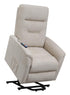 Henrietta Power Lift Recliner with Storage Pocket Beige - 609405P - Bien Home Furniture & Electronics