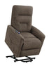 Henrietta Power Lift Recliner with Storage Pocket Brown - 609404P - Bien Home Furniture & Electronics