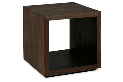 Hensington Brown/Black End Table - A4000555 - Bien Home Furniture &amp; Electronics