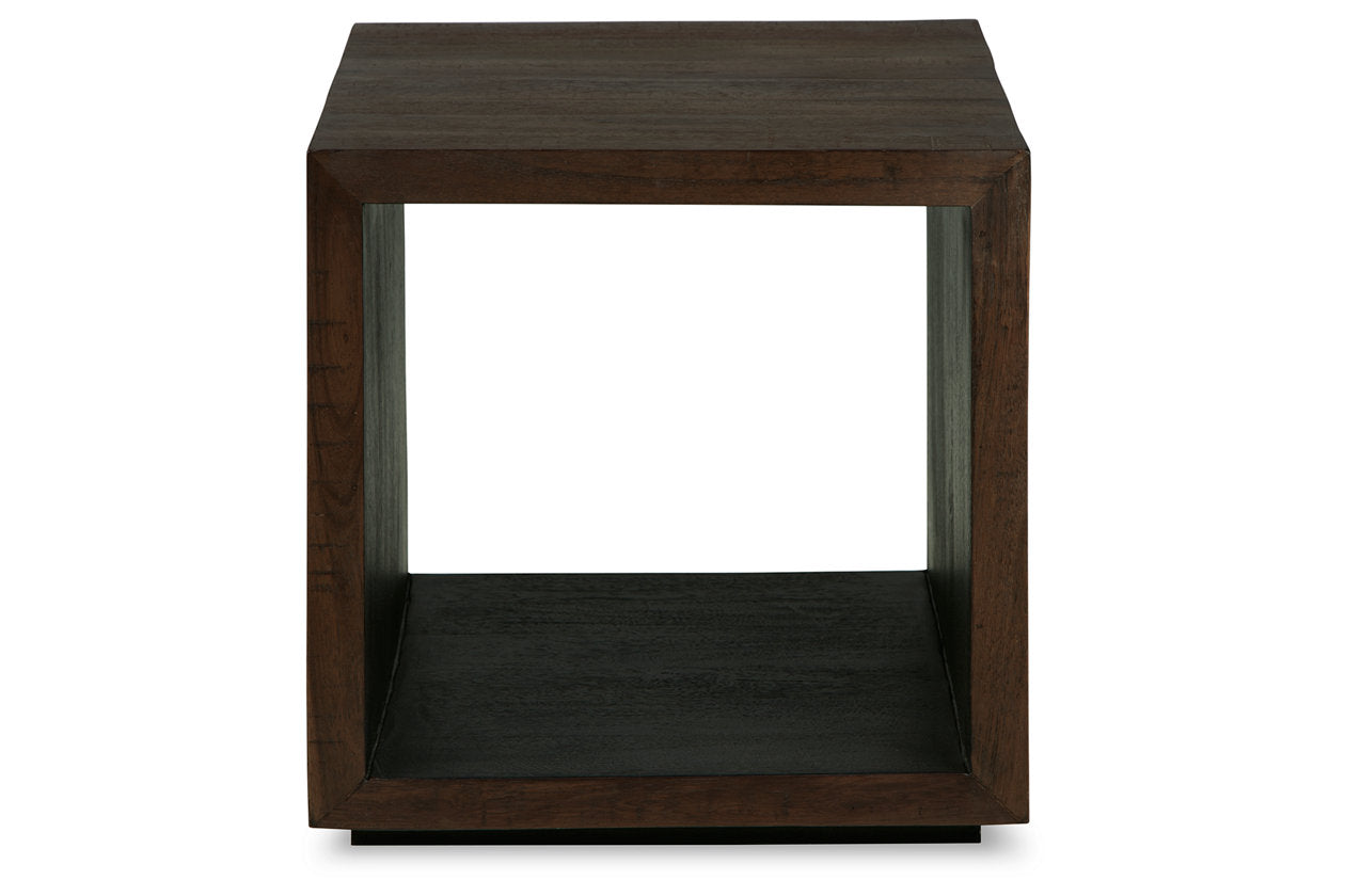 Hensington Brown/Black End Table - A4000555 - Bien Home Furniture &amp; Electronics