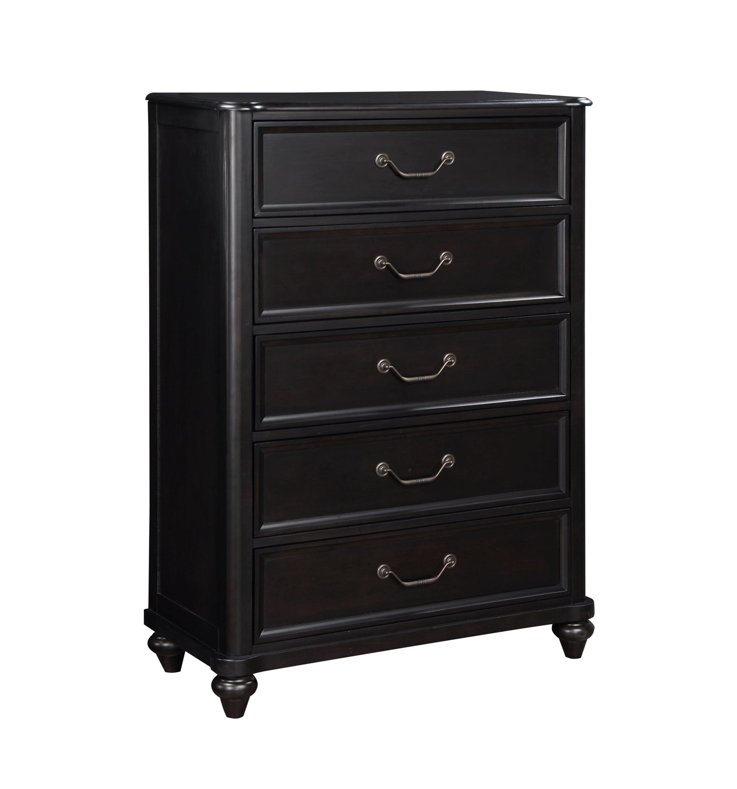 Herman Charcoal Brown Chest - 1420-9 - Bien Home Furniture &amp; Electronics