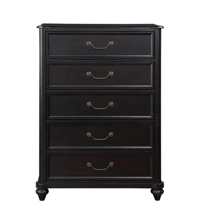Herman Charcoal Brown Chest - 1420-9 - Bien Home Furniture &amp; Electronics