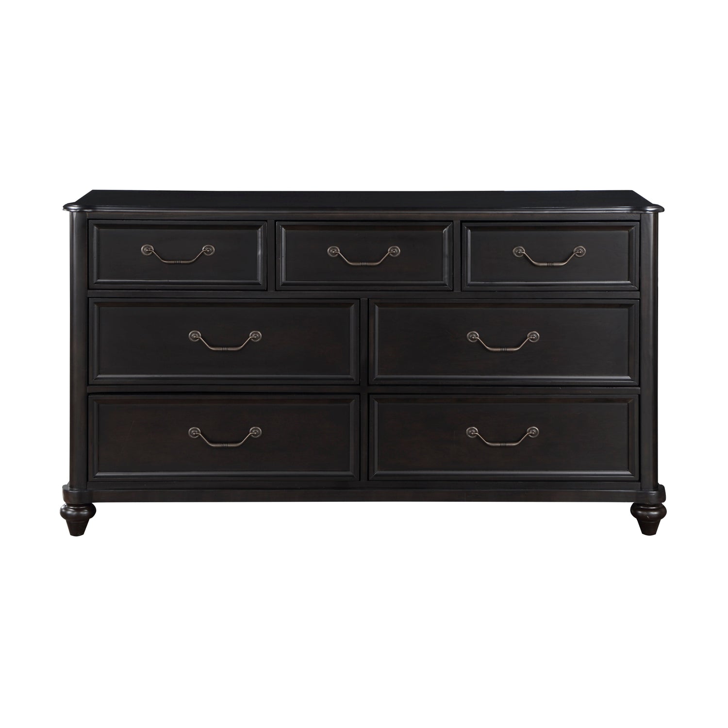 Herman Charcoal Brown Dresser - 1420-5 - Bien Home Furniture &amp; Electronics