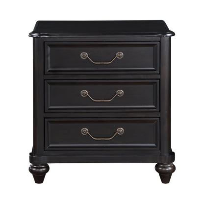 Herman Charcoal Brown Nightstand - 1420-4 - Bien Home Furniture &amp; Electronics