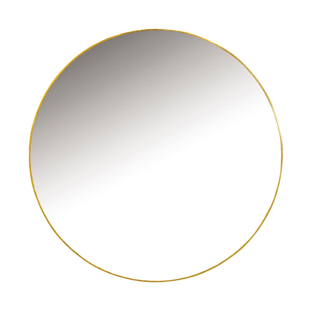 Hermione Round Wall Mirror Gold - 963485 - Bien Home Furniture &amp; Electronics