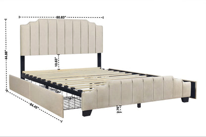 HH975 Platform Bed - Full, Queen, King New Arrival *Queen - HH975 Queen - Bien Home Furniture &amp; Electronics