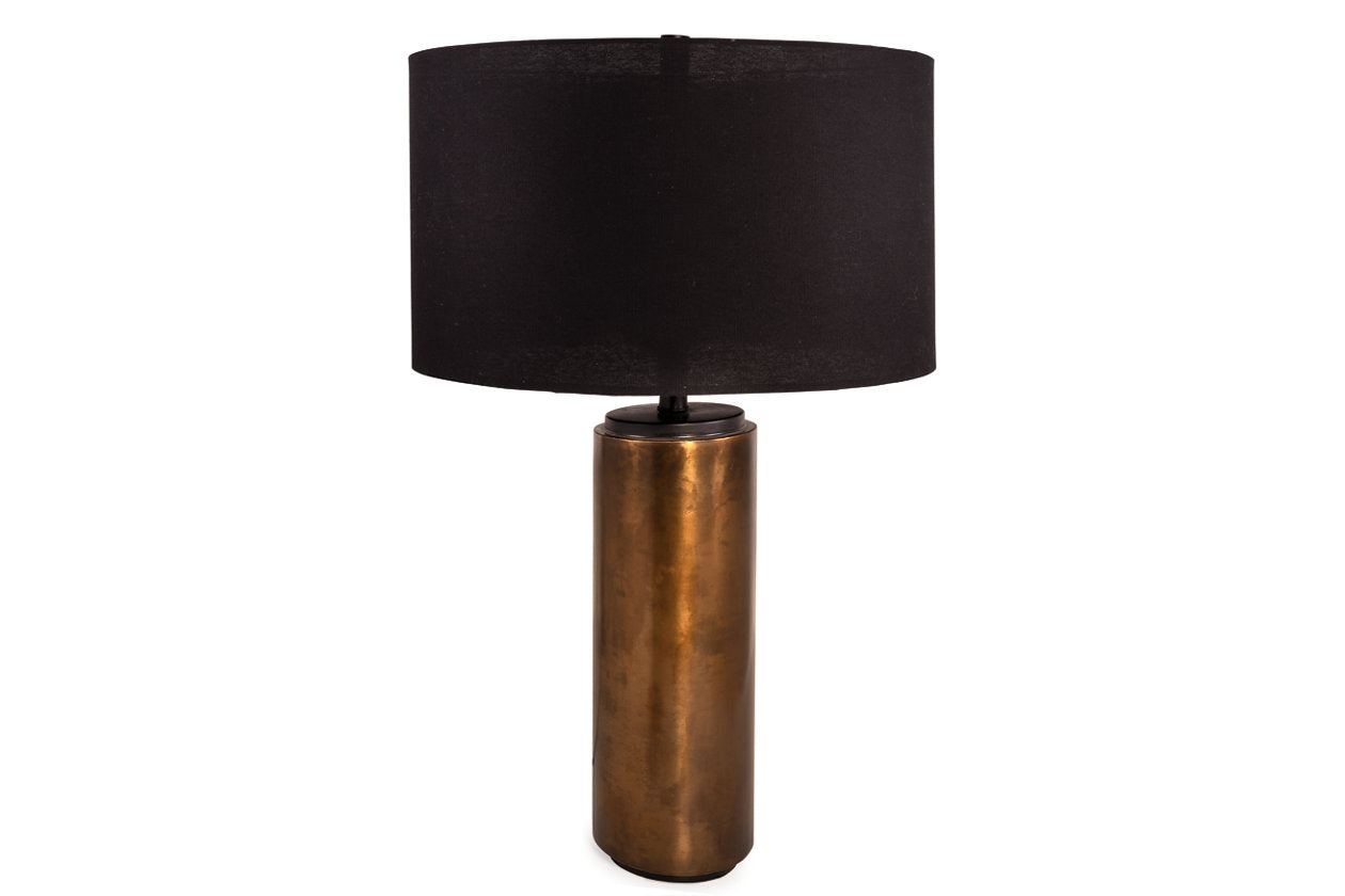 Hildry Antique Brass Finish Table Lamp - L208304 - Bien Home Furniture &amp; Electronics