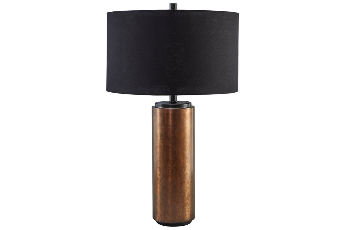 Hildry Antique Brass Finish Table Lamp - L208304 - Bien Home Furniture &amp; Electronics
