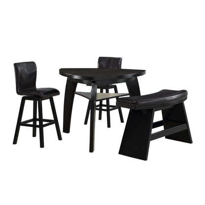 Hillshaw Espresso 4pc Set (TB+2S+1B) - 5708-42*4 - Bien Home Furniture &amp; Electronics