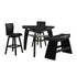 Hillshaw Espresso 4pc Set (TB+2S+1B) - 5708-42*4 - Bien Home Furniture & Electronics