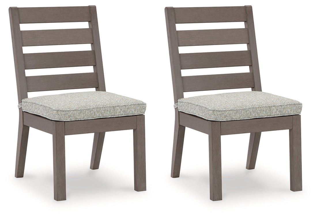 Hillside Barn Gray/Brown Outdoor Dining Chair (Set of 2) - P564-601 - Bien Home Furniture &amp; Electronics