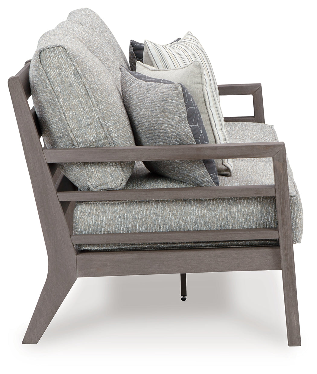 Hillside Barn Gray/Brown Outdoor Sofa with Cushion - P564-838 - Bien Home Furniture &amp; Electronics