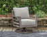 Hillside Barn Gray/Brown Outdoor Swivel Lounge with Cushion - P564-821 - Bien Home Furniture & Electronics