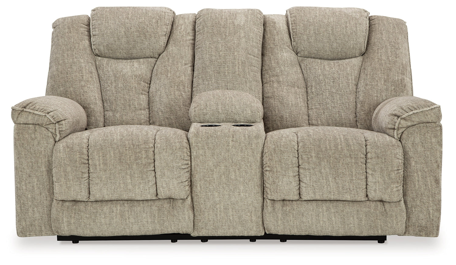 Hindmarsh Stone Power Reclining Loveseat with Console - 9030918 - Bien Home Furniture &amp; Electronics