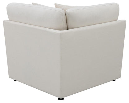 Hobson Cushion Back Corner Off-White - 551452 - Bien Home Furniture &amp; Electronics