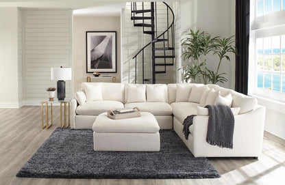 Hobson Cushion Back Corner Off-White - 551452 - Bien Home Furniture &amp; Electronics