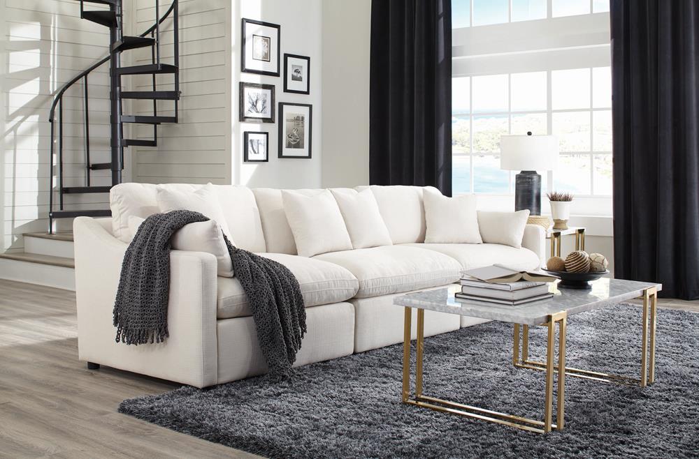 Hobson Cushion Back Corner Off-White - 551452 - Bien Home Furniture &amp; Electronics