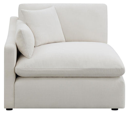 Hobson Sloped Track Arms LAF Chair Off-White - 551454LAF - Bien Home Furniture &amp; Electronics