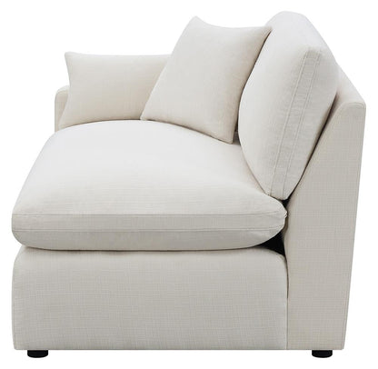 Hobson Sloped Track Arms LAF Chair Off-White - 551454LAF - Bien Home Furniture &amp; Electronics