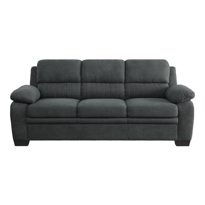 Holleman Dark Gray Sofa - 9333DG-3 - Bien Home Furniture &amp; Electronics