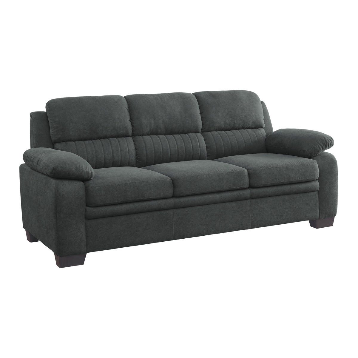 Holleman Dark Gray Sofa - 9333DG-3 - Bien Home Furniture &amp; Electronics