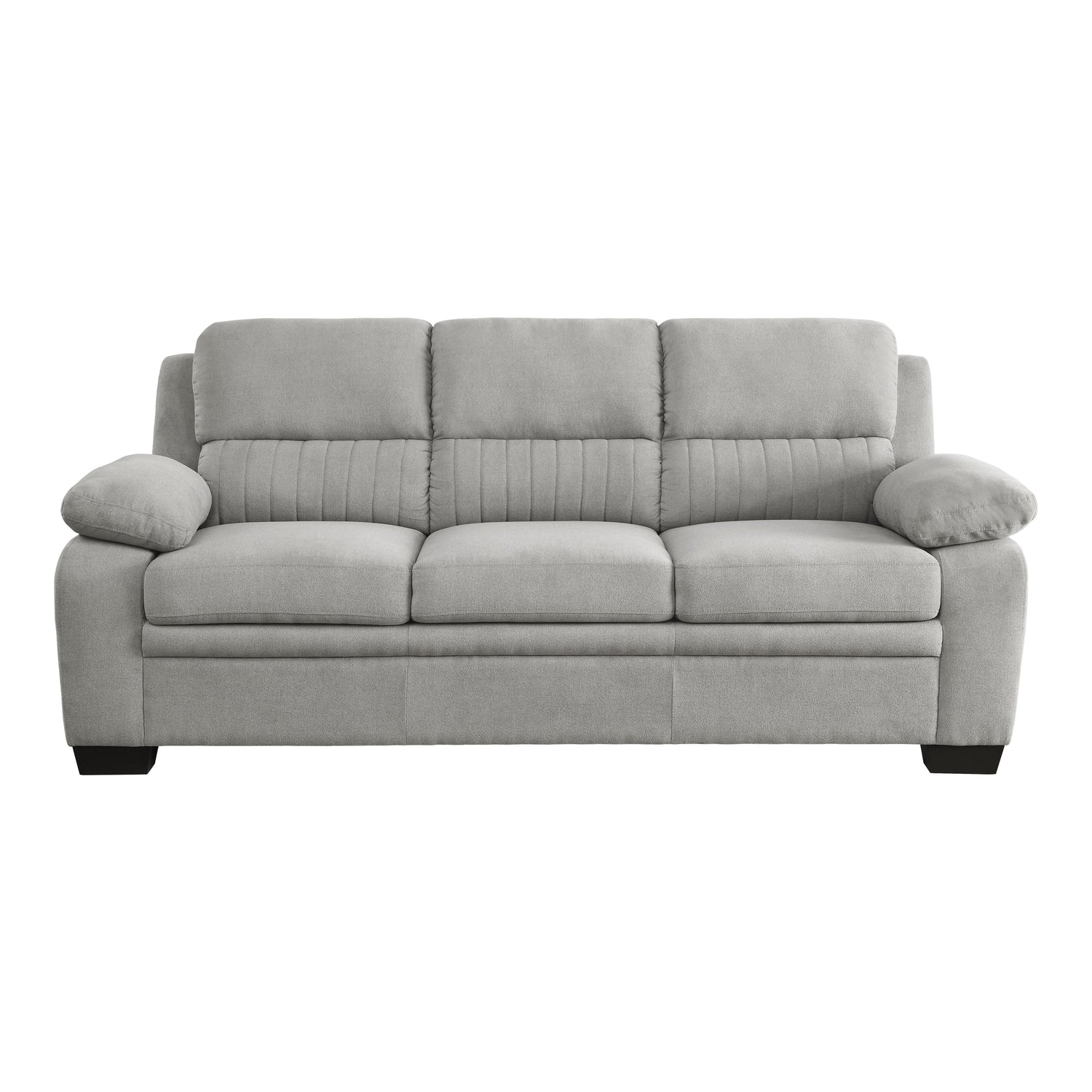 Holleman Gray Sofa - 9333GY-3 - Bien Home Furniture &amp; Electronics