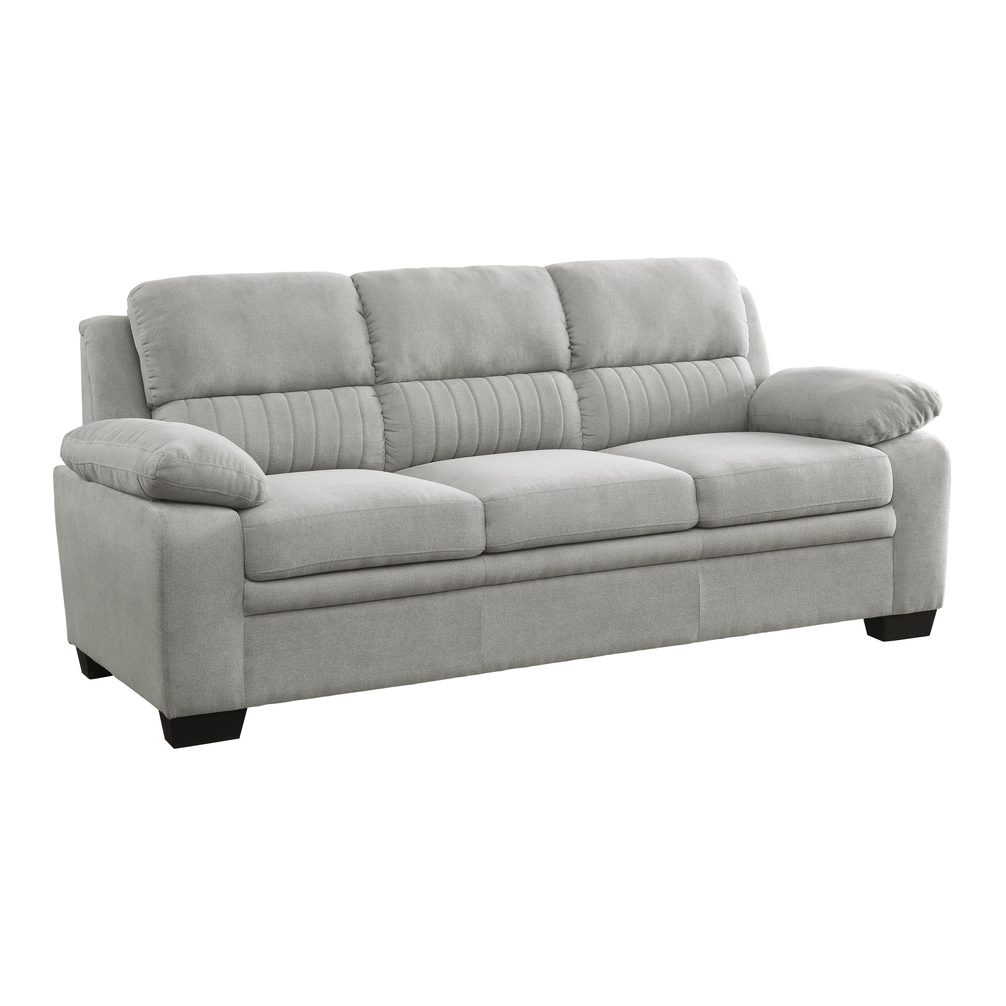 Holleman Gray Sofa - 9333GY-3 - Bien Home Furniture &amp; Electronics